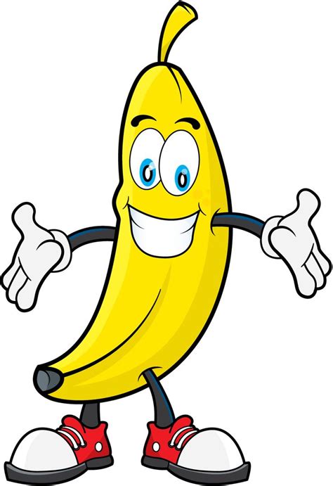 Free Banana Cartoon Clipart | Cartoon clip art, Free cartoon clipart ...