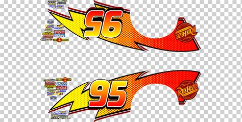 Lightning Mcqueen Logo Png Rayo Mcqueen Logo Vector Transparent PNG ...