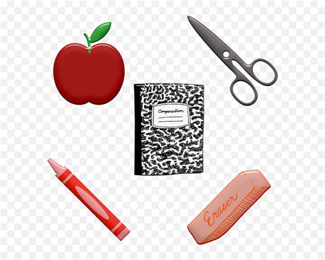 School Supplies Crayon Eraser - Mcintosh Emoji,Emoji School Supplies ...