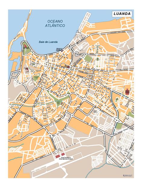 Find Luanda Map as illustrator vector | MapsCD.com