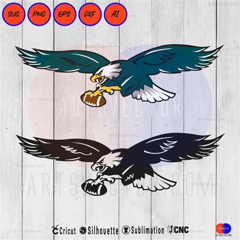 Philadelphia Eagles Eagle Mascot SVG PNG EPS DXF AI - Arts Vector