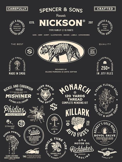 Vintage logos and fonts – Artofit