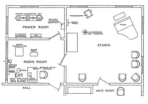 Radio Station Studio Floor Plan - floorplans.click