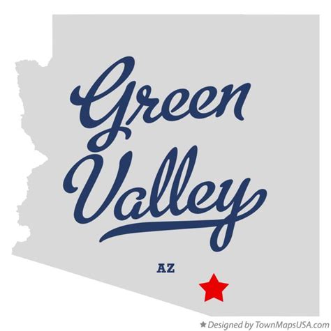 Map of Green Valley, AZ, Arizona