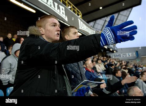 Millwall FC Fans in desperation Stock Photo - Alamy