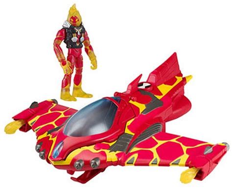 Ben 10 Heatblast Rocket Flyer 5 Action Figure Vehicle Playmates - ToyWiz