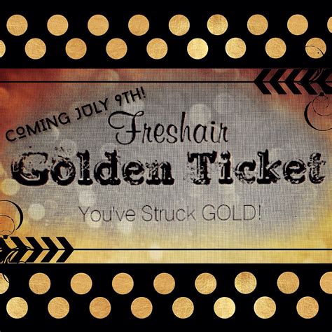 🎶I've got a golden ticket. I've got a golden chance to make my way. And with a golden ticket, it ...