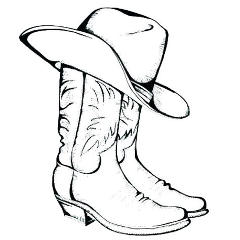 Cowgirl Boots Drawing at PaintingValley.com | Explore collection of Cowgirl Boots Drawing