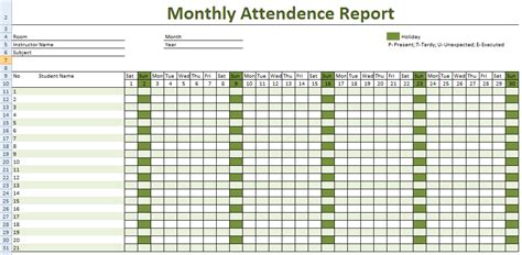 Employee Attendance Sheets | charlotte clergy coalition