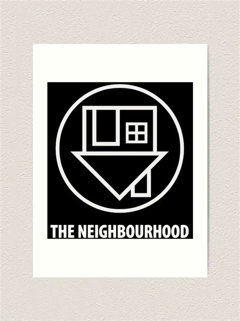 "The Neighbourhood Logo" Art Print by blackmeetswhite | Redbubble