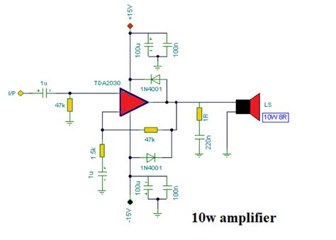 Tda2030 Audio Amplifier Circuit - Solderingmind.com