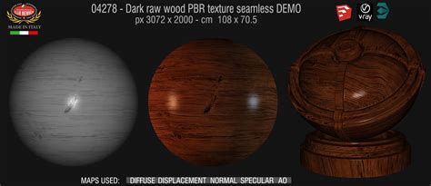 Dark raw wood texture seamless 04278