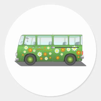 Hippie Van Stickers | Zazzle