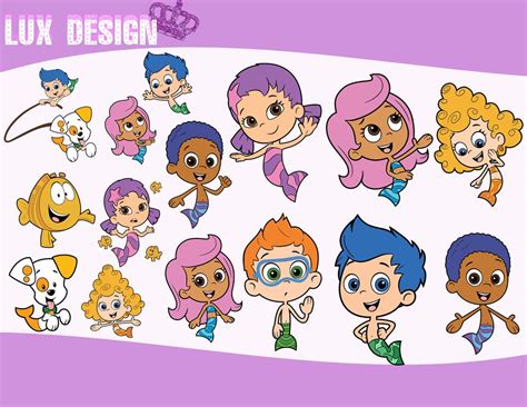 56 Bubble Guppies ClipArt PNG Images 300dpi Digital Clip | Etsy