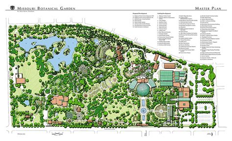 Missouri Botanical Garden Map - Tourist Map Of English