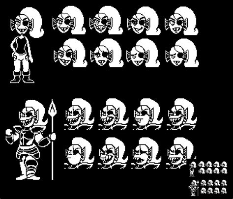 [Undertale] Undyne V3 Sprite by EllistandarBros on DeviantArt