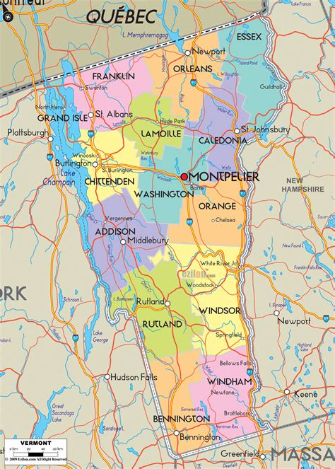 Vermont Map - Fotolip