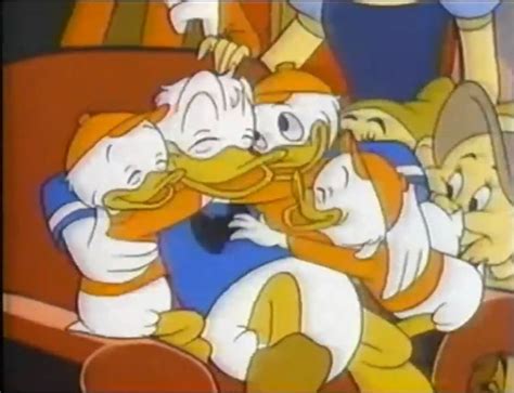 Donald Duck hug his Nephews ♥️ | Duck cartoon, Donald duck, Disney duck