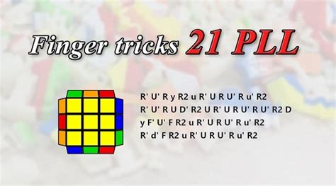 PLL - 21 công thức PLL - Công thức Rubik nâng cao