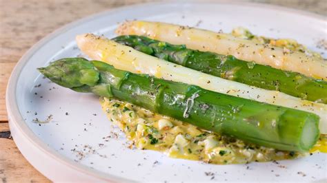 Asparagus with gribiche dressing - The Mail