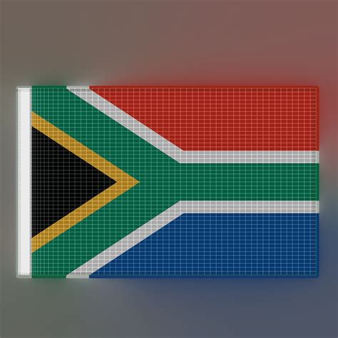 3D Animated South Africa Flag - TurboSquid 1799018