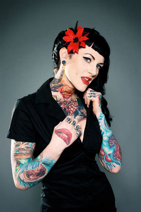 Tattooed Pin-up Girl Photograph by Jane Queen - Pixels