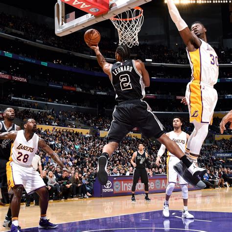 Spurs vs. Lakers: Score, Highlights, Reaction from 2017 Regular Season | News, Scores ...