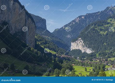 Mountains at Border of France and Swiss Stock Image - Image of path ...