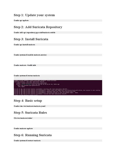 Installation Suricata IDS Sur Ubuntu | PDF