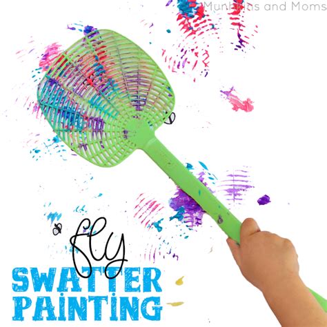 Fly Swatter Painting - Munchkins and Moms