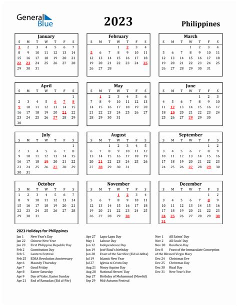 Red Calendar, Full Year Calendar, Online Calendar, Holiday Calendar ...