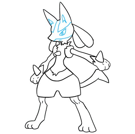 How to Draw Lucario Pokémon - Really Easy Drawing Tutorial