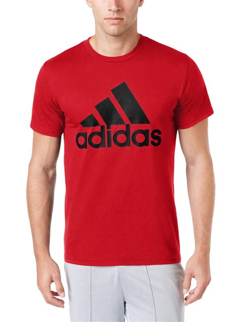 Adidas - Adidas Mens Workout Fitness T-Shirt Red S - Walmart.com ...
