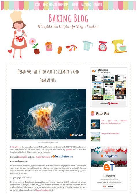 50 Most Beautiful Blogger Templates to Download - Hongkiat