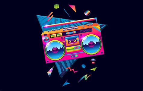 Retro 80s Theme Wallpaper