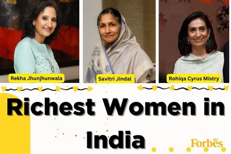 Who Is The Richest Woman In India | Top 10 Richest Women Billionaires ...