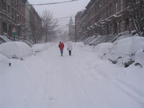 From the original pinner: Hoboken NJ - SNOW!! Strange Weather, Road ...