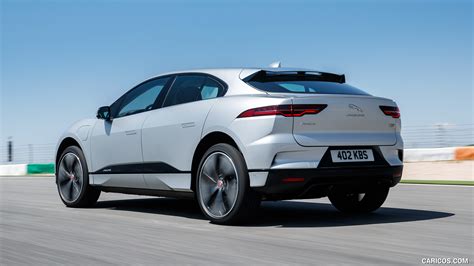 2019 Jaguar I-PACE (Color: Indus Silver) - Rear Three-Quarter | Caricos