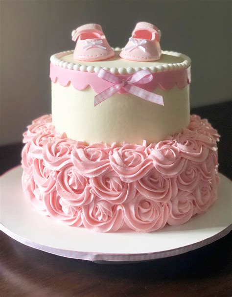 Sweet baby girl cake | Baby girl birthday cake, Baby shower cake ...