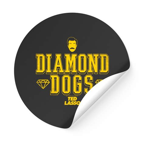 Ted Lasso Diamond Dogs Logo Sticker sold by Owi Liunic | SKU 1899415 ...