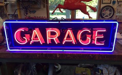 Restored Garage Neon Sign | Neon signs, Neon, Personalized signs