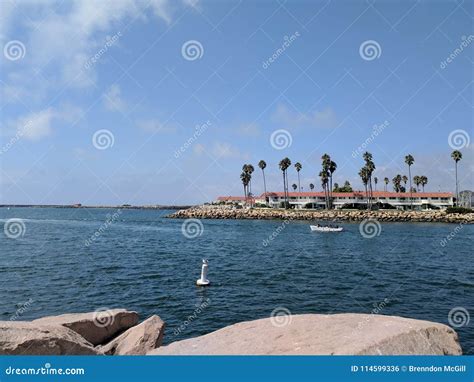 Oceanside Harbor stock photo. Image of distance, harbor - 114599336