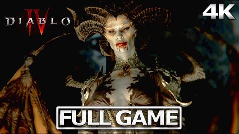 DIABLO 4 Full Gameplay Walkthrough / No Commentary 【FULL GAME】4K 60FPS ...