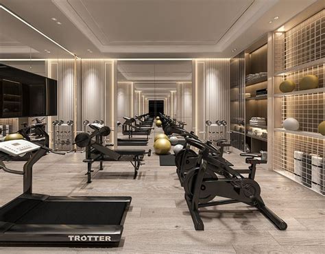 Luxurious Gym hall design on Behance | Gym design interior, Home gym ...