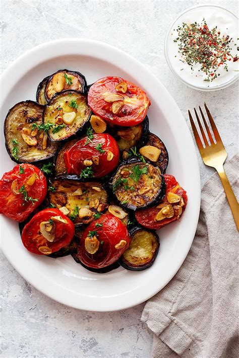 Best Fried Eggplant Recipe with Tomatoes • Unicorns in the Kitchen