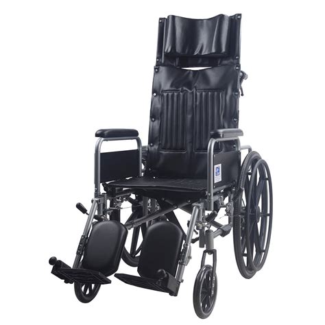 Powder Coated Recliner Wheelchair with Safety Belt – Lifeline Corporation