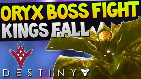 TAKEN KING RAID - FINAL BOSS ORYX - YouTube