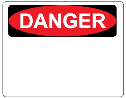 Free printable OSHA signs, USA style signs