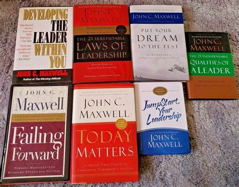 Lot of 7 John C. Maxwell Hardcover Leadership Motivation Books HC/DJ Pre-Owned | Leadership ...