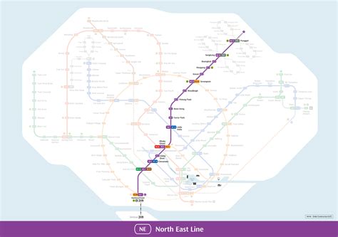 🚂 MRT Map: SMRT + SBS MRT Lines & Stations | Current & Future | 新加坡地铁图